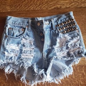 Runwaydreamz denim shorts